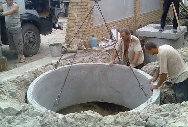 Установка канализационных колец: сколько колец нужно для канализации .